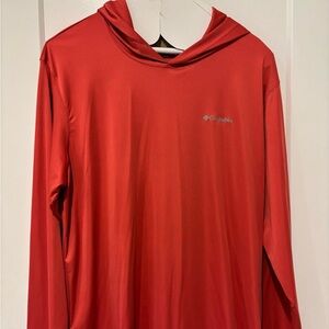 Columbia Mens Hooded Long Sleeve Tshirt